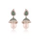 Designer Earrings with Certified Diamonds in 18k Yellow Gold - ER0961P